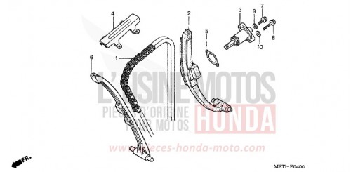 CAM CHAIN/TENSIONER CBF500A4 de 2004